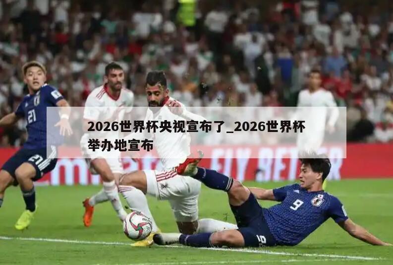 2026世界杯央视宣布了_2026世界杯举办地宣布