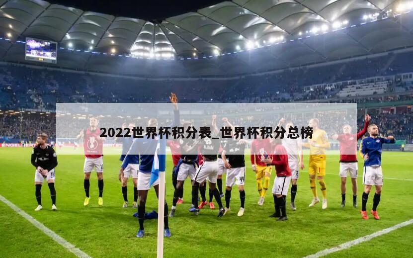 2022世界杯积分表_世界杯积分总榜